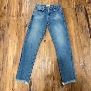 Frame Denim Light Blue Ankle Jeans